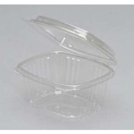 GENPAK - HINGED Genpak 5.38"x4.5"x3" Clear Hinged Deli High Dome Container, PK200 AD16F